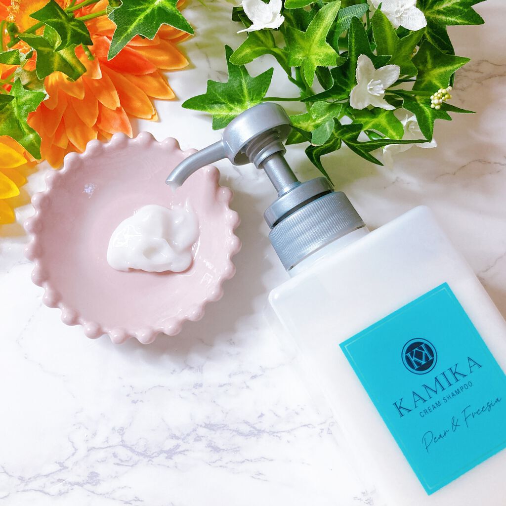 黒髪クリームシャンプー/KAMIKA/シャンプー・コンディショナーを使ったクチコミ(3枚目)