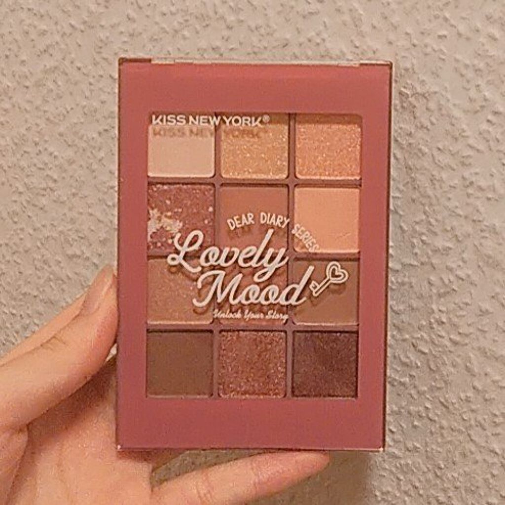 ディアダイアリー・ラブリームード/KISS NEW YORK/アイシャドウパレットを使ったクチコミ（2枚目）