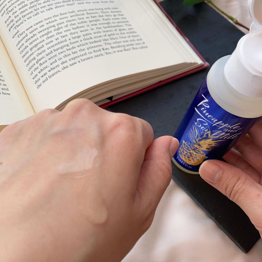 パイナップル豆乳ローション メンズ用/鈴木ハーブ研究所/化粧水を使ったクチコミ(4枚目)