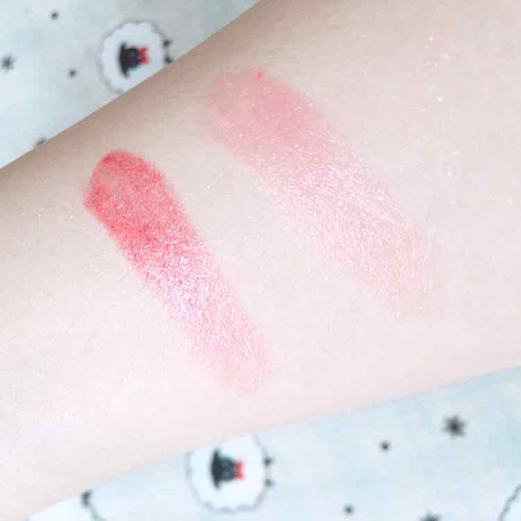 ラスティンググロスリップ/CEZANNE/口紅を使ったクチコミ（2枚目）