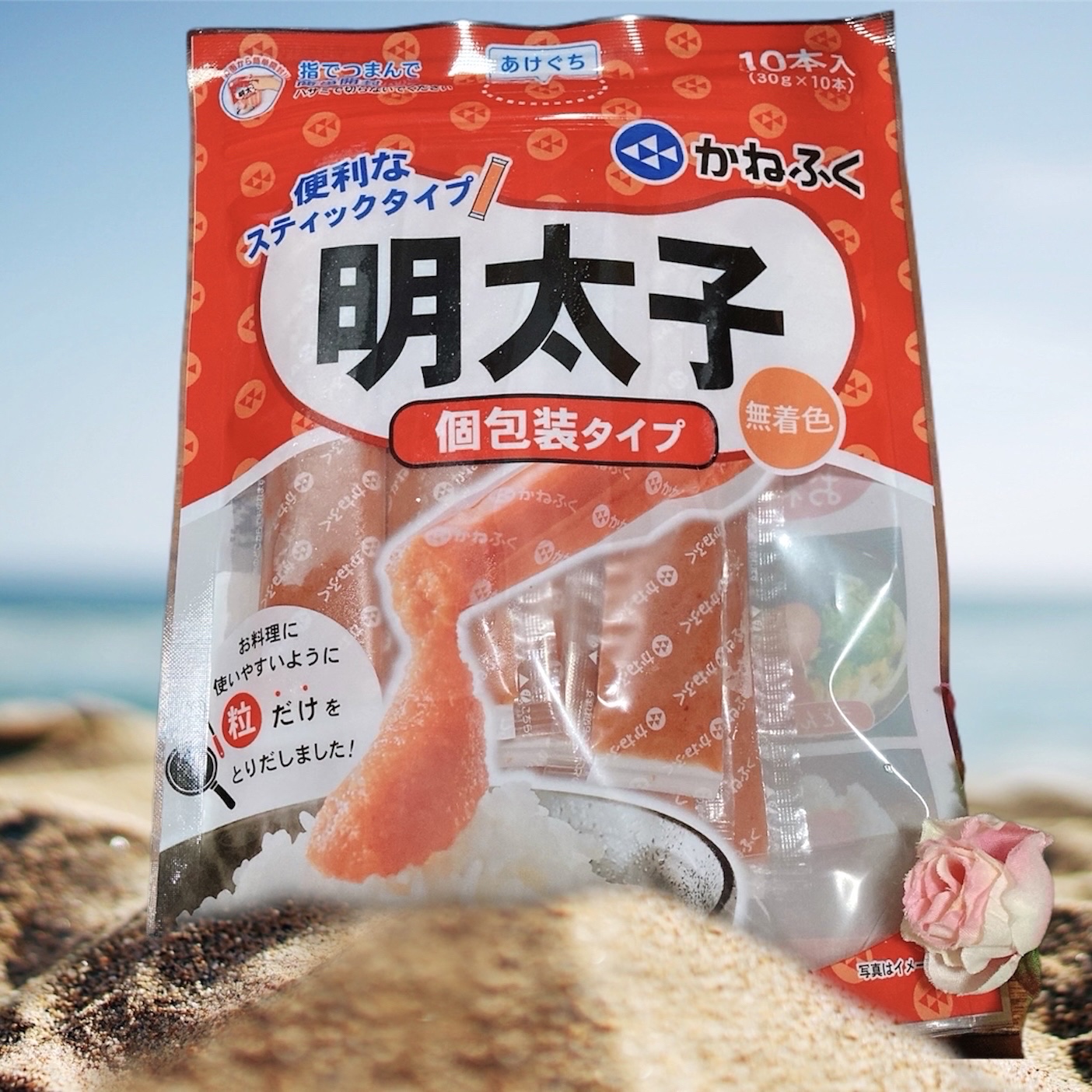 明太子スティック/かねふく/食品を使ったクチコミ（1枚目）