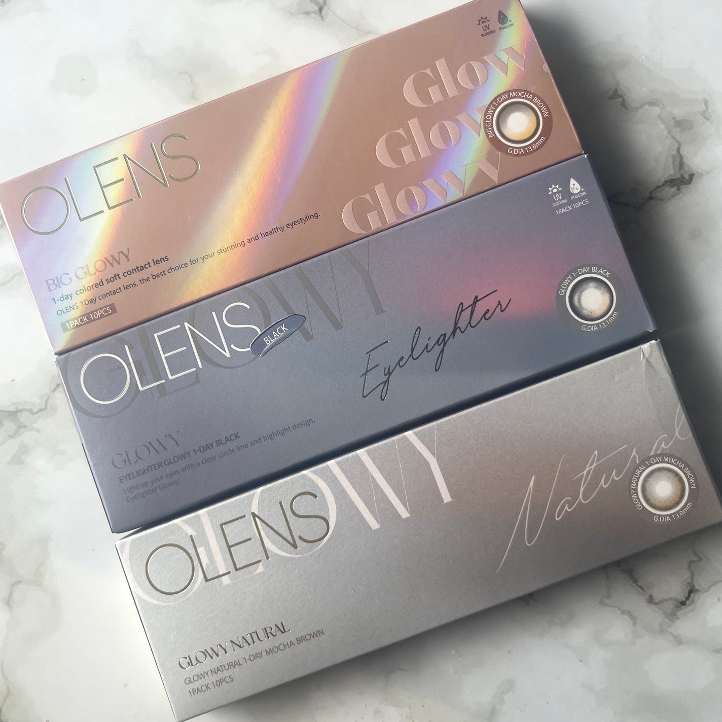 Glowy 1day/OLENS/ワンデー(1DAY)カラコンを使ったクチコミ(7枚目)