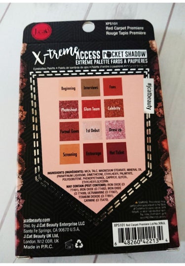 X-treme Access Pocket Shadow/J. Cat Beauty/アイシャドウパレットを使ったクチコミ（5枚目）