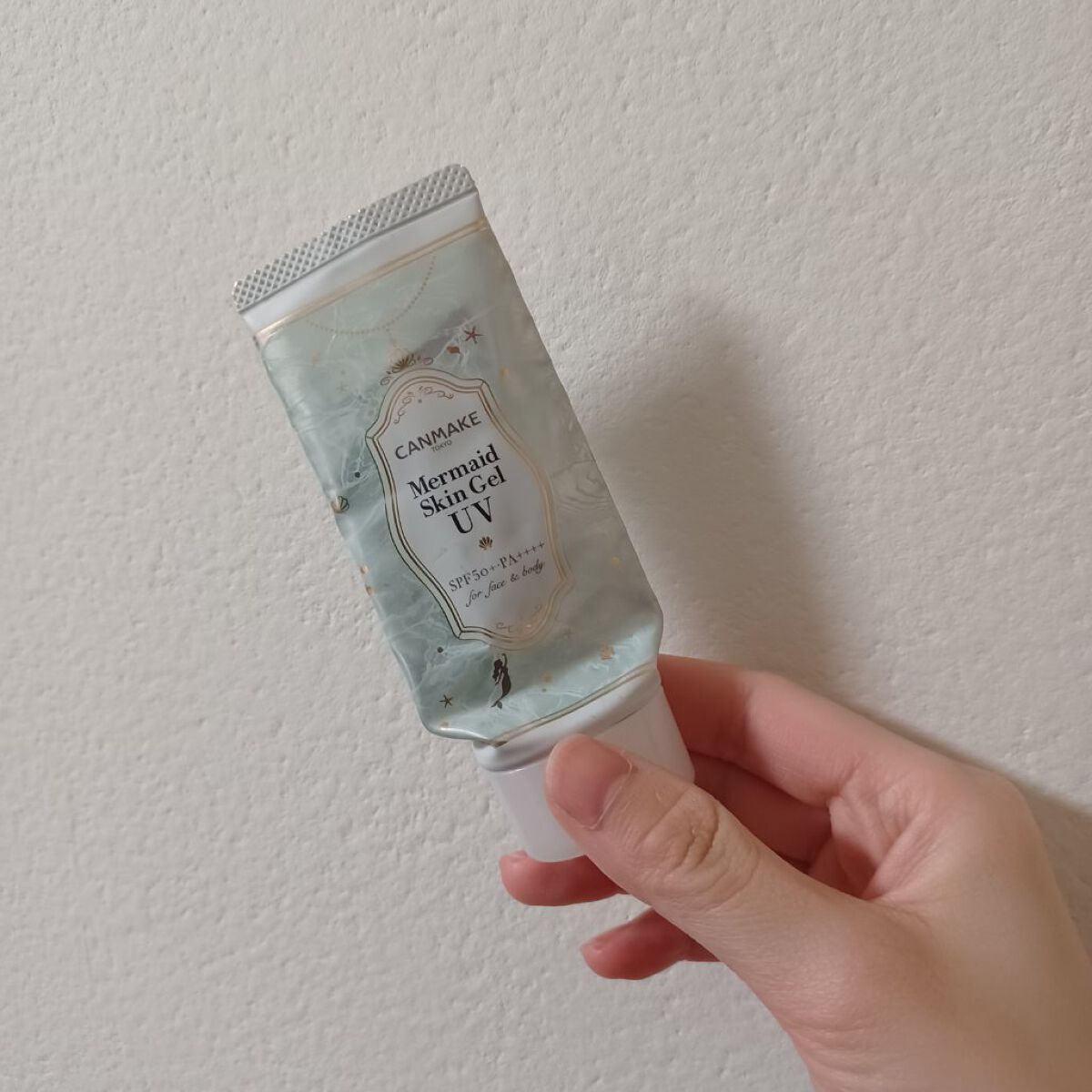 マーメイドスキンジェルUV/キャンメイク/日焼け止めジェルを使ったクチコミ（1枚目）