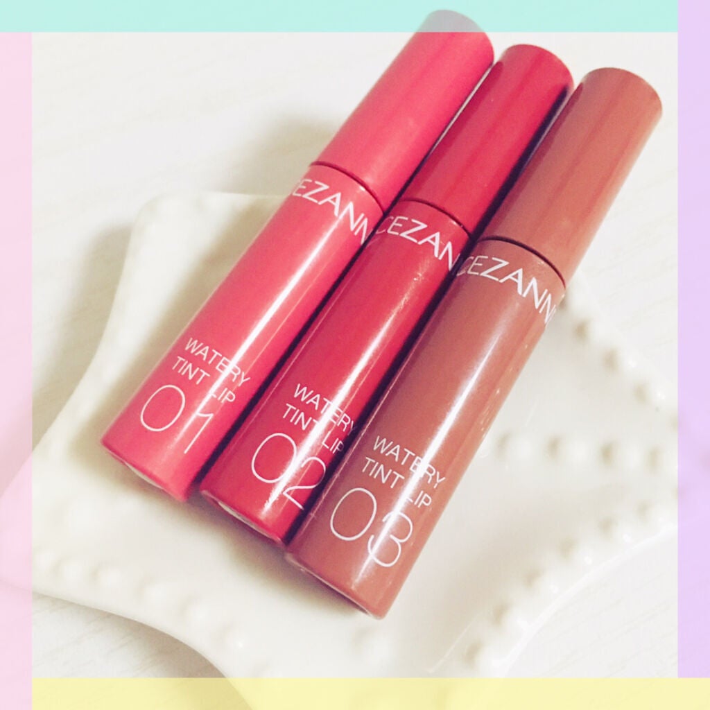 ウォータリーティントリップ/CEZANNE/リップティントを使ったクチコミ(2枚目)