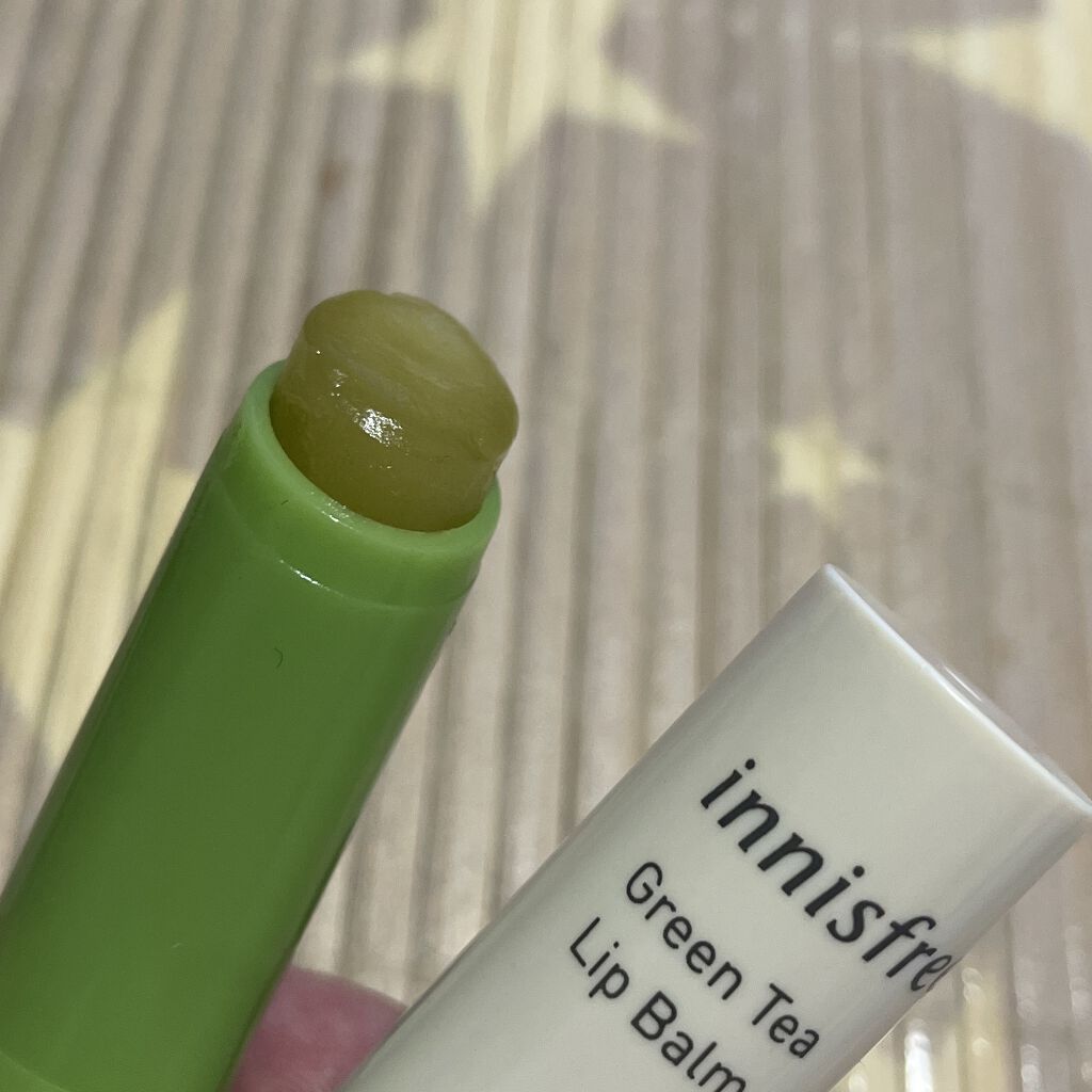 グリーンティー リップバーム/innisfree/リップケアを使ったクチコミ（2枚目）