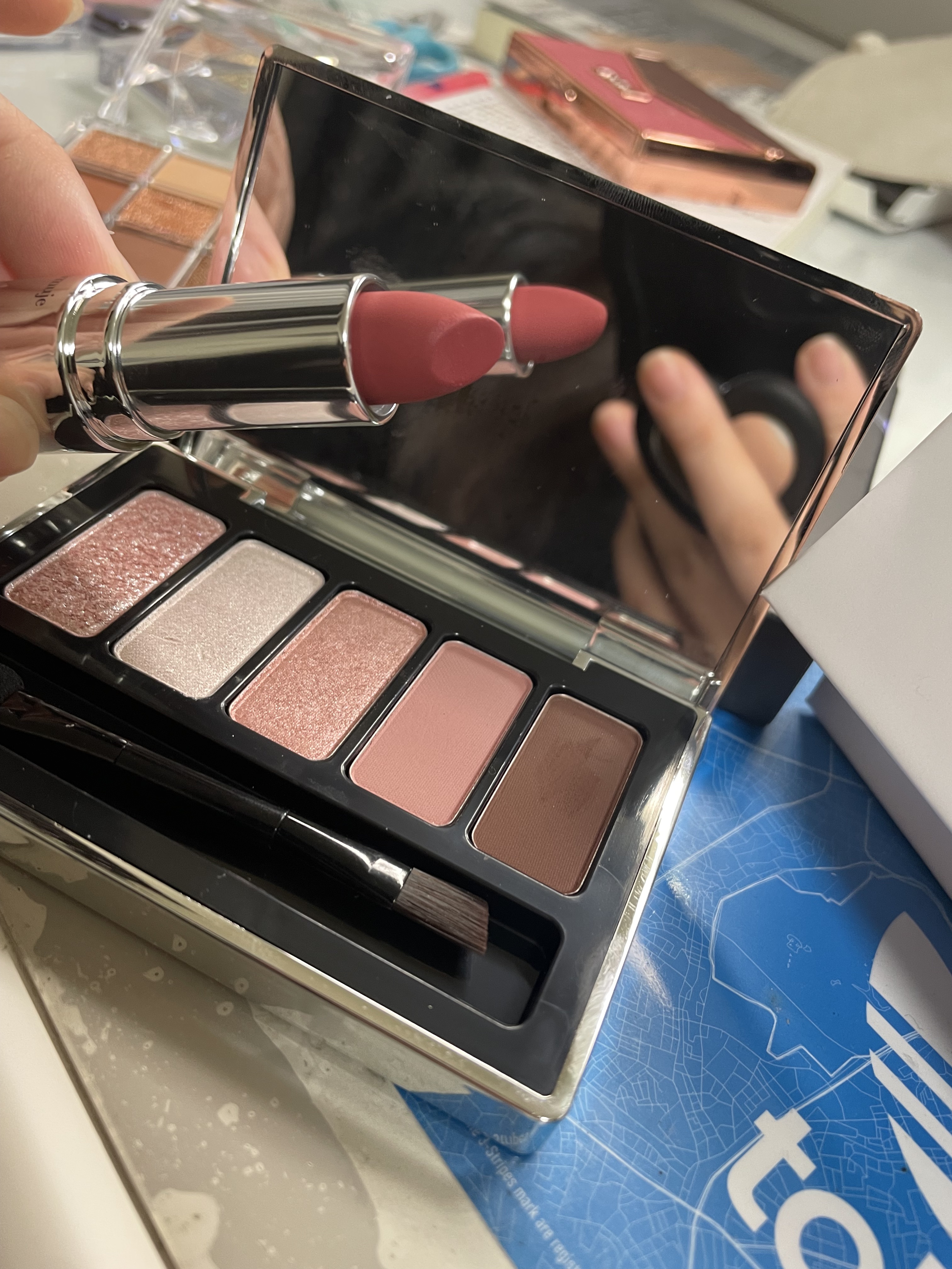 マットジュエルリップコレクション/Armuje/口紅を使ったクチコミ（2枚目）