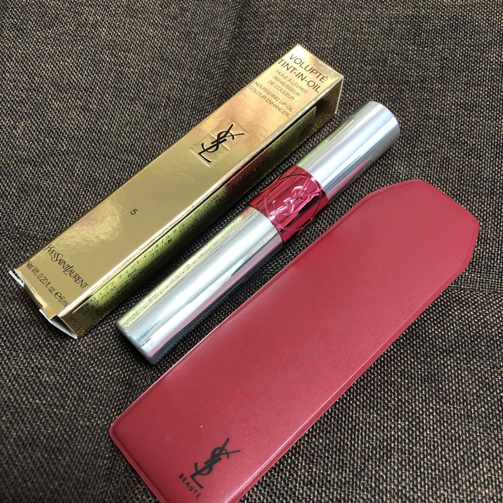 ヴォリュプテ ティントインオイル/YVES SAINT LAURENT BEAUTE/リップグロスを使ったクチコミ(1枚目)