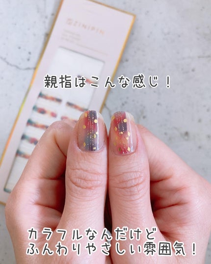 ENVYLOOK ZINIPIN/ENVYLOOK(エンビ―ルック)/ネイルシールを使ったクチコミ(6枚目)