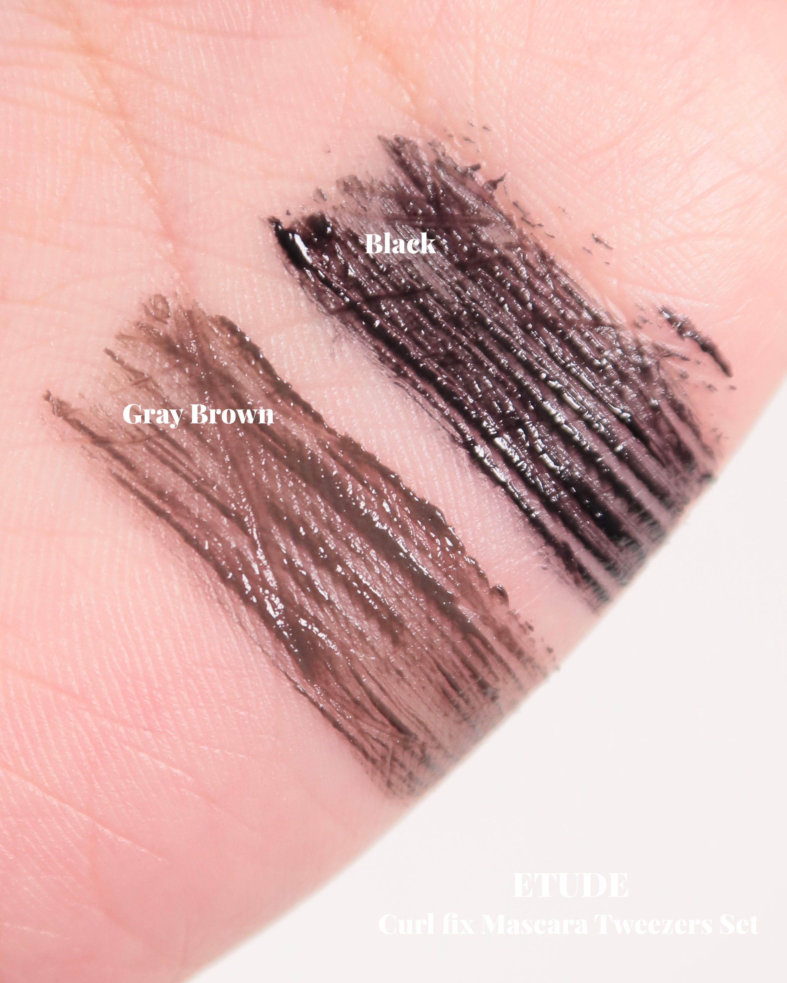 カールフィックスマスカラ ツイーザーセット ブラック/ETUDE/メイクアップキットを使ったクチコミ（3枚目）