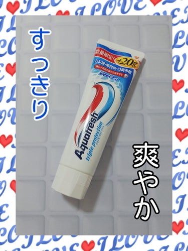 アクアフレッシュ クリアミント/アクアフレッシュ/歯磨き粉の画像