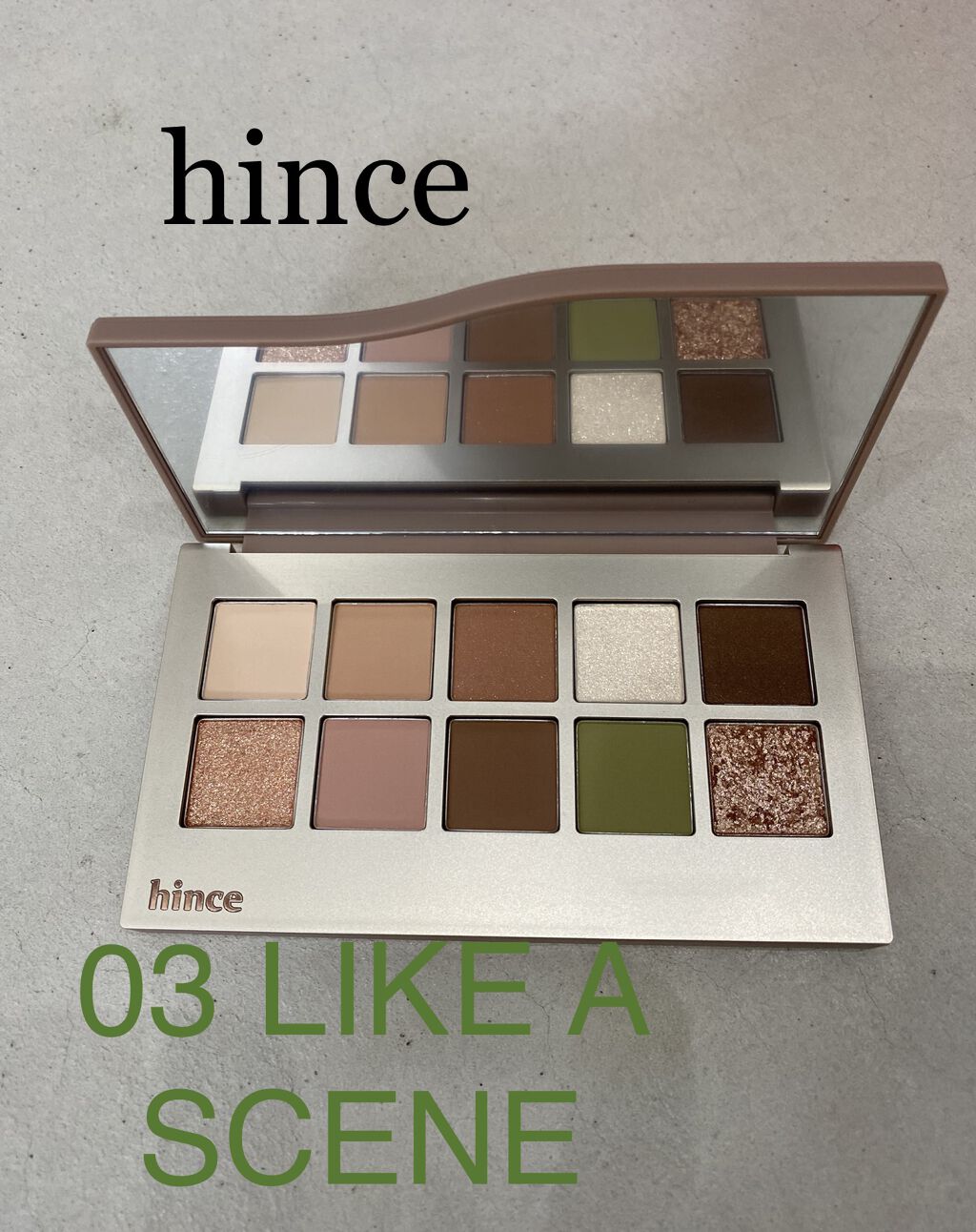 ニューデップスアイシャドウパレット/hince/アイシャドウパレットを使ったクチコミ（1枚目）