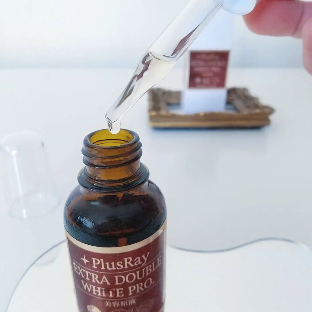 エクストラ ダブルホワイト美容原液 プロフェッショナル/PlusRay/美容液を使ったクチコミ（3枚目）