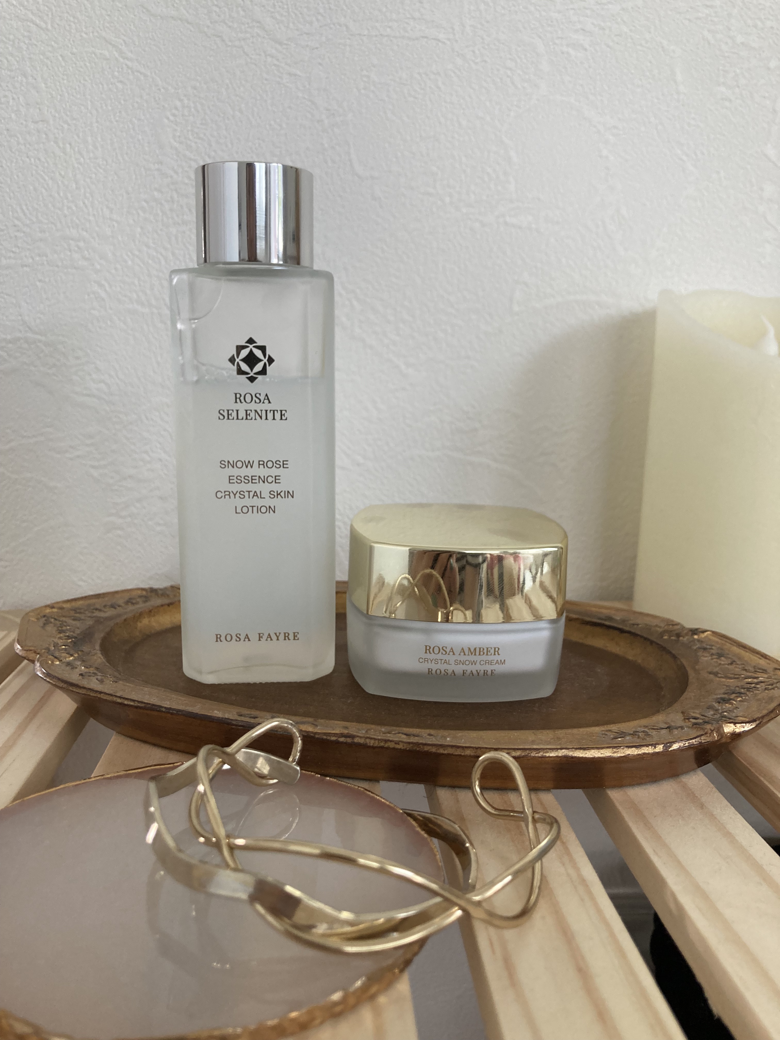 ロサ セレナイト スノーローズ エッセンス クリスタルスキン ローション/ROSA FAYRE/化粧水を使ったクチコミ（1枚目）