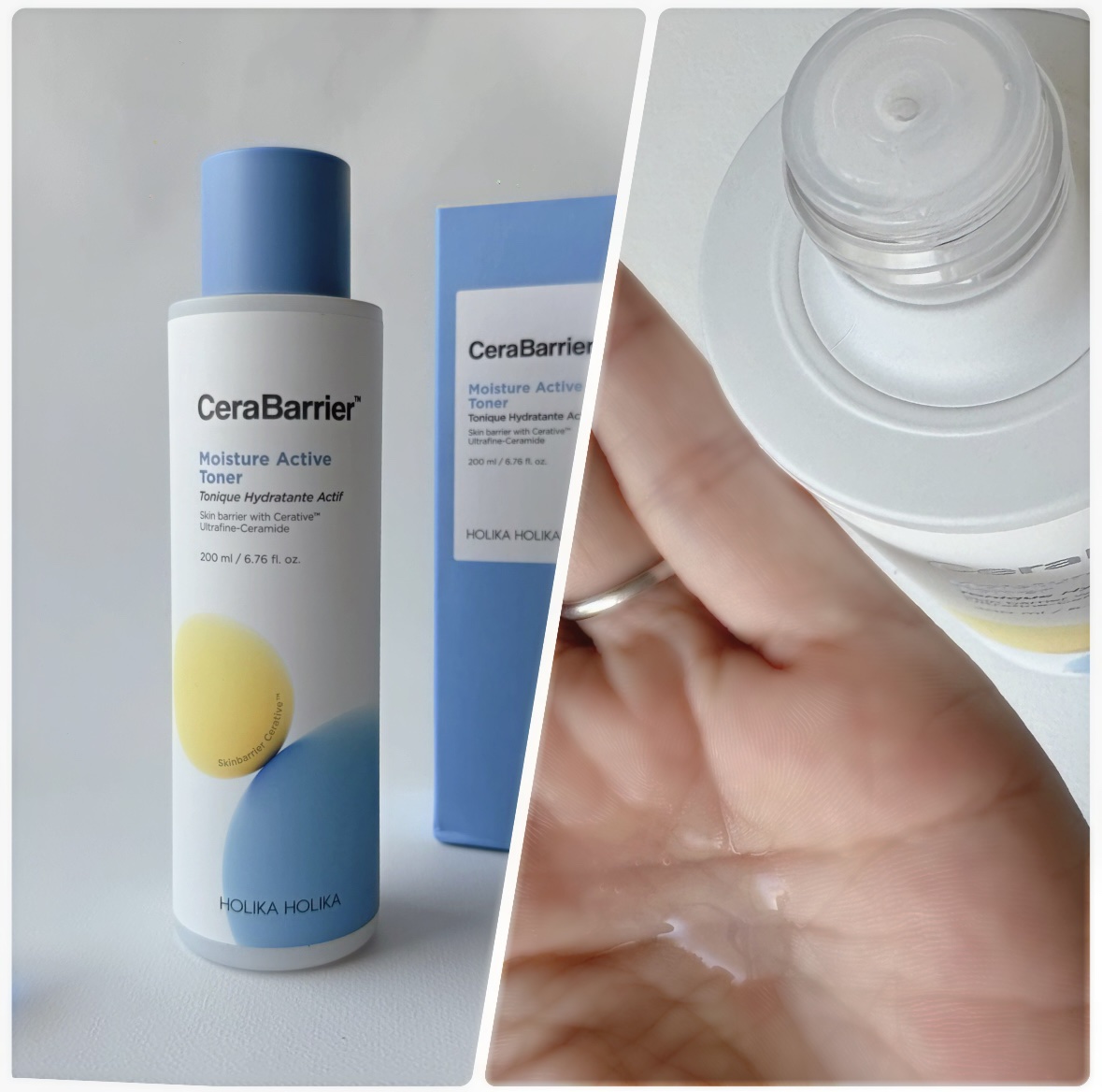 セラバリア　モイスチャーアクティブ　トナー /HOLIKA HOLIKA/化粧水を使ったクチコミ（2枚目）
