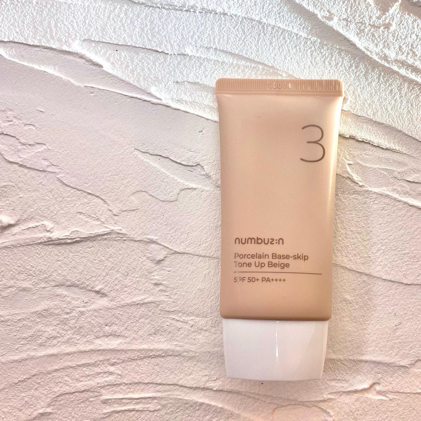 3番 ノーファンデ陶器肌トーンアップクリーム/numbuzin/化粧下地を使ったクチコミ(2枚目)