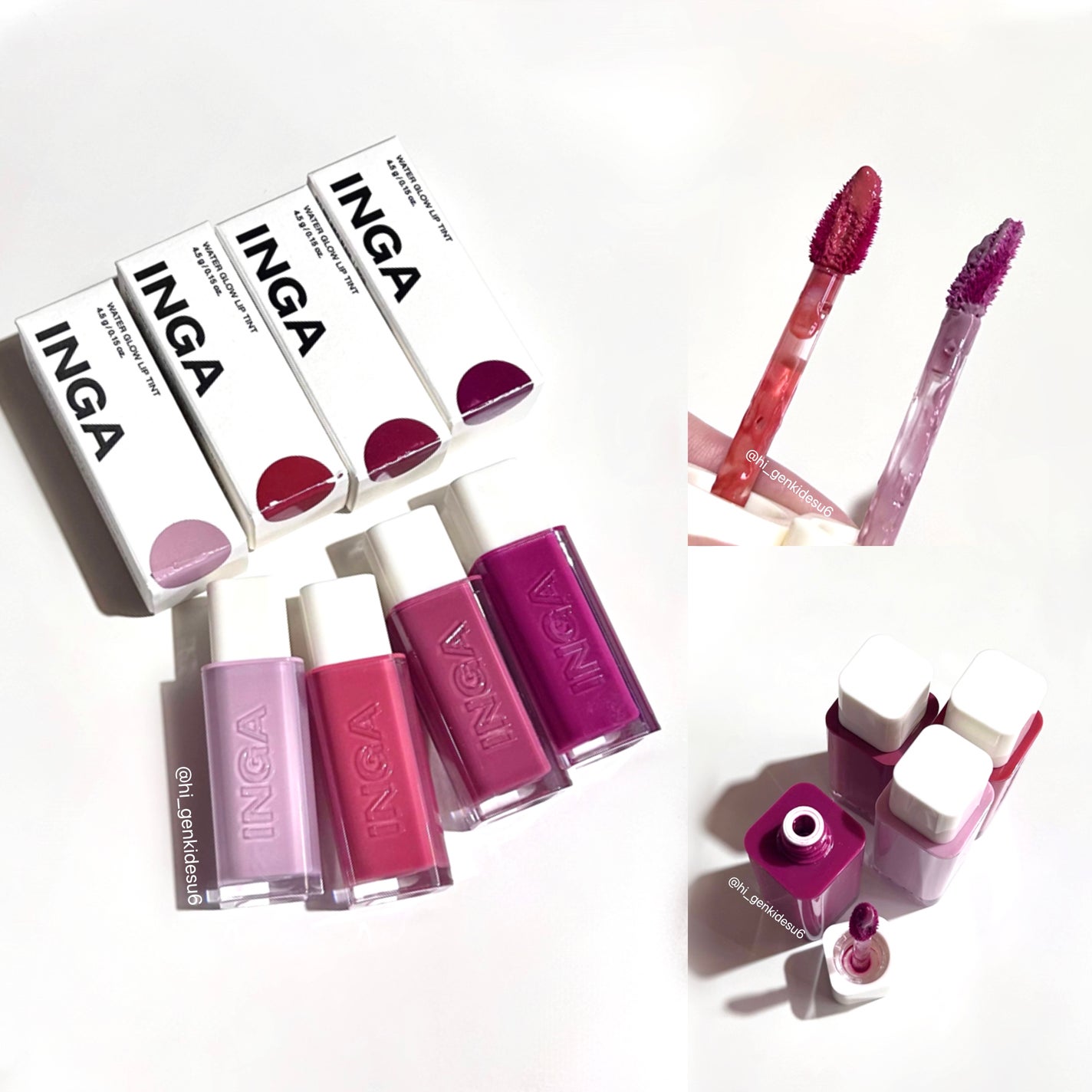 ウォーターグローリップティント/INGA/リップティントを使ったクチコミ(2枚目)