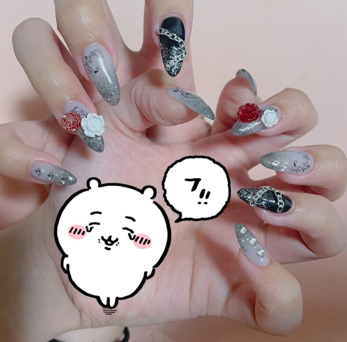 クリアハードジェル/LULUGEL/ジェルネイルを使ったクチコミ(1枚目)