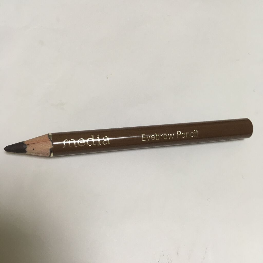 アイブロウペンシルA(削り) BR ナチュラルブラウン/media/アイブロウペンシルを使ったクチコミ（1枚目）