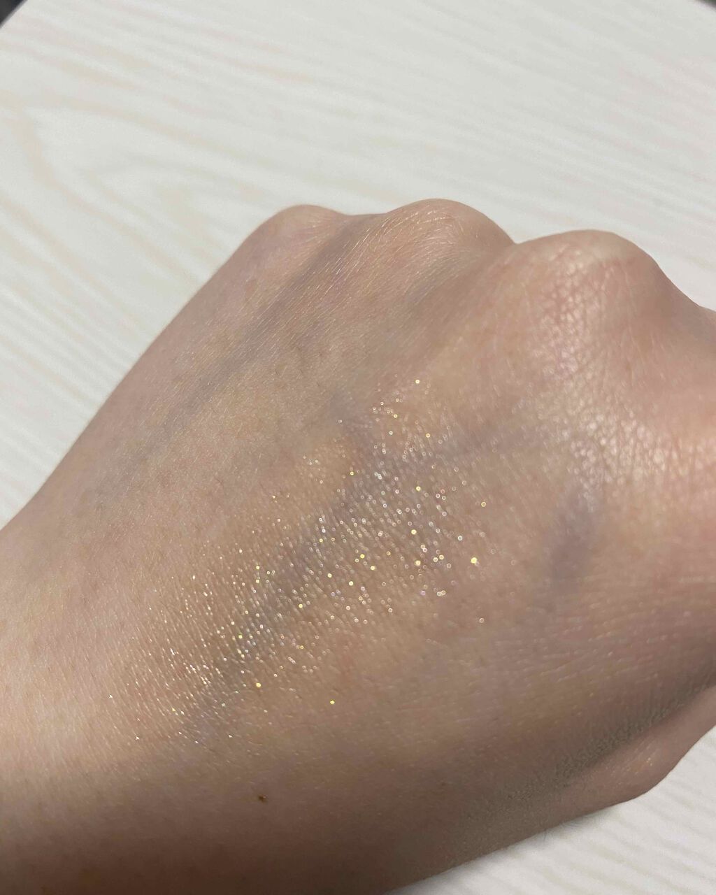 オーラデュウ プリズム/SHISEIDO/単色アイシャドウを使ったクチコミ（2枚目）