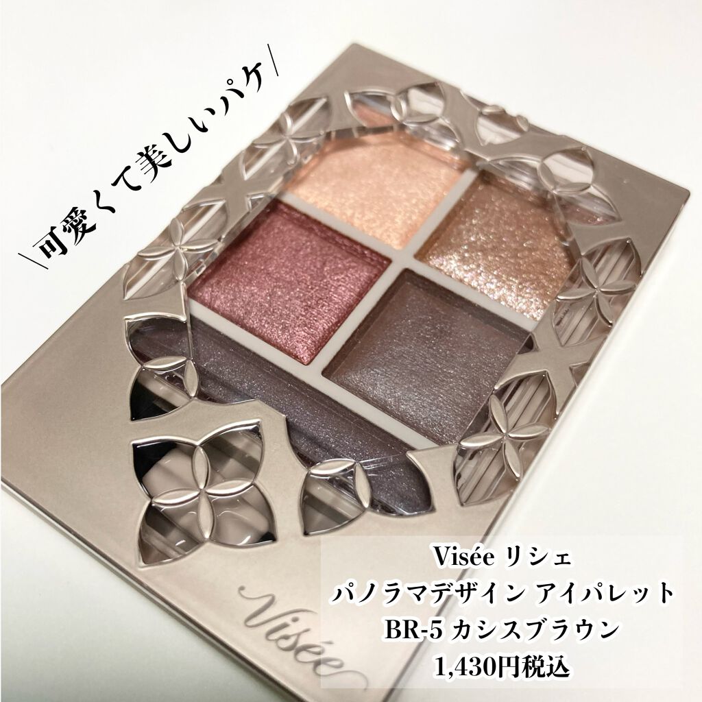 パノラマデザイン アイパレット BR-5 カシスブラウン/Visée/アイシャドウパレットを使ったクチコミ（2枚目）