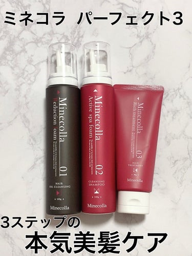 3ステップの本気美髪ケア、シャンプ&トリートメント🧴🫧

୨୧┈┈┈┈┈┈┈┈┈┈┈┈┈┈┈୨୧

〔使った商品〕
Minecolla
ミネコラ パーフェクト3 ショートボトル
✔︎リダク