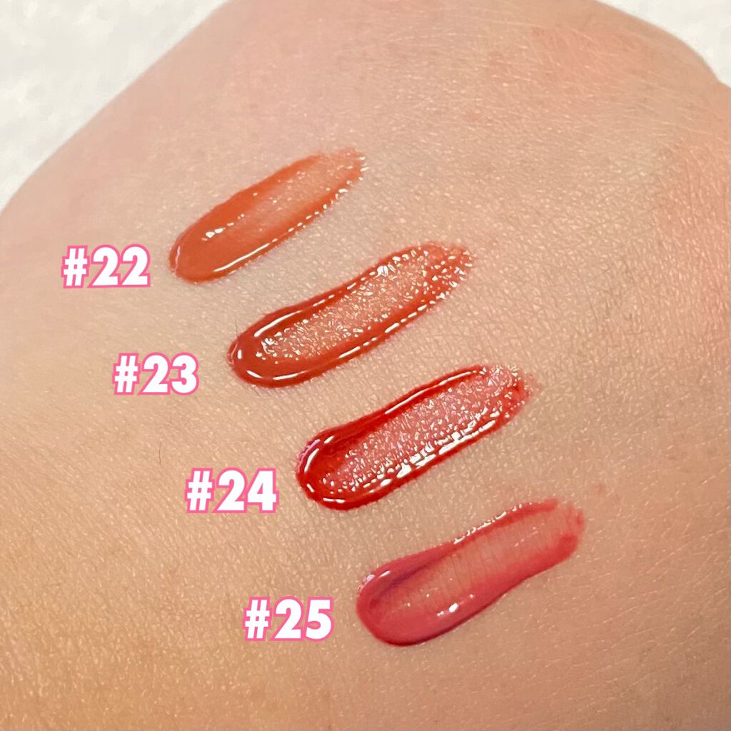 ジューシーラスティングティント/rom&nd/リップティントを使ったクチコミ(3枚目)