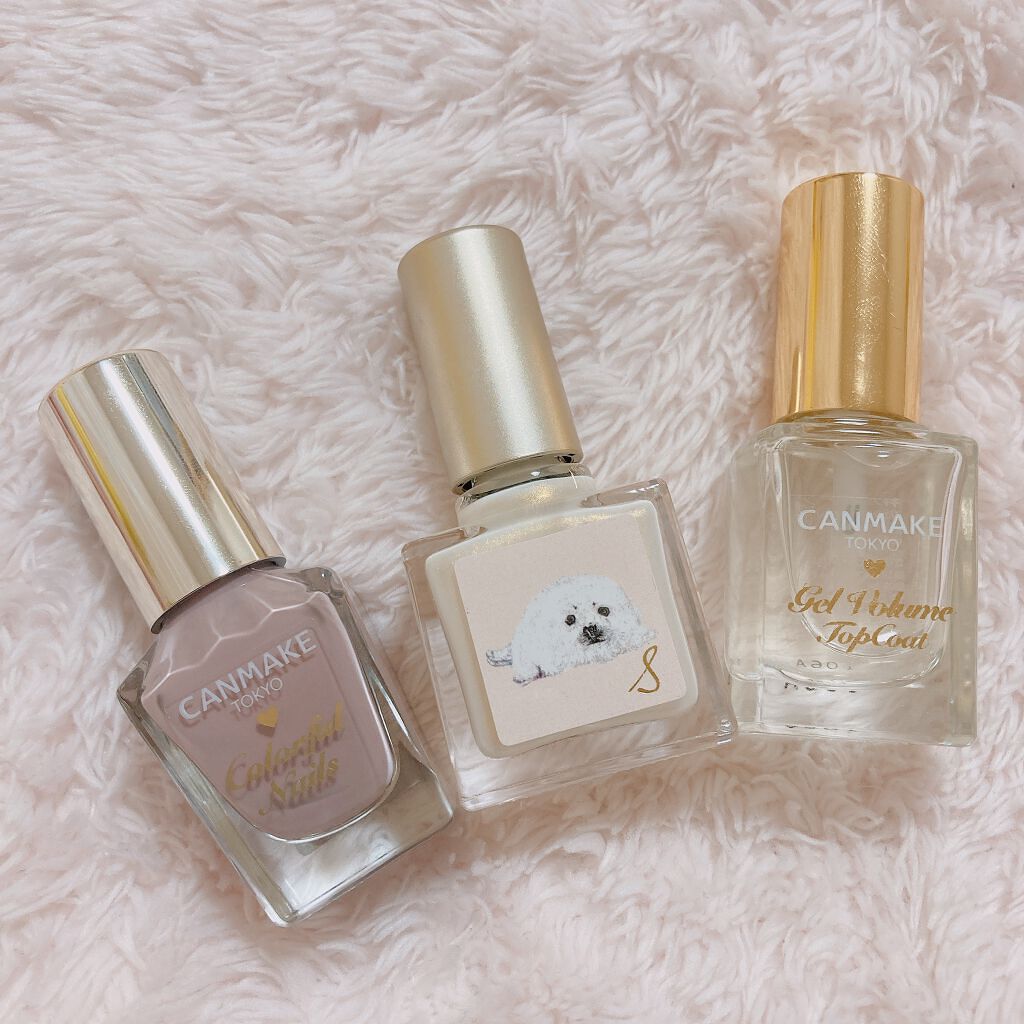 ジェルボリュームトップコート/キャンメイク/ネイルトップコートを使ったクチコミ（2枚目）