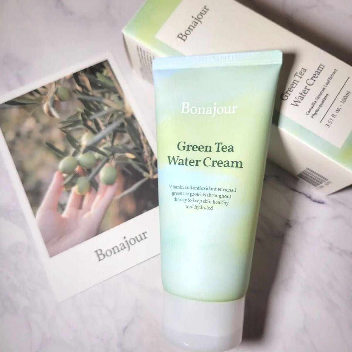 グリーンティーウォーターボム/Bonajour/フェイスクリームを使ったクチコミ(6枚目)