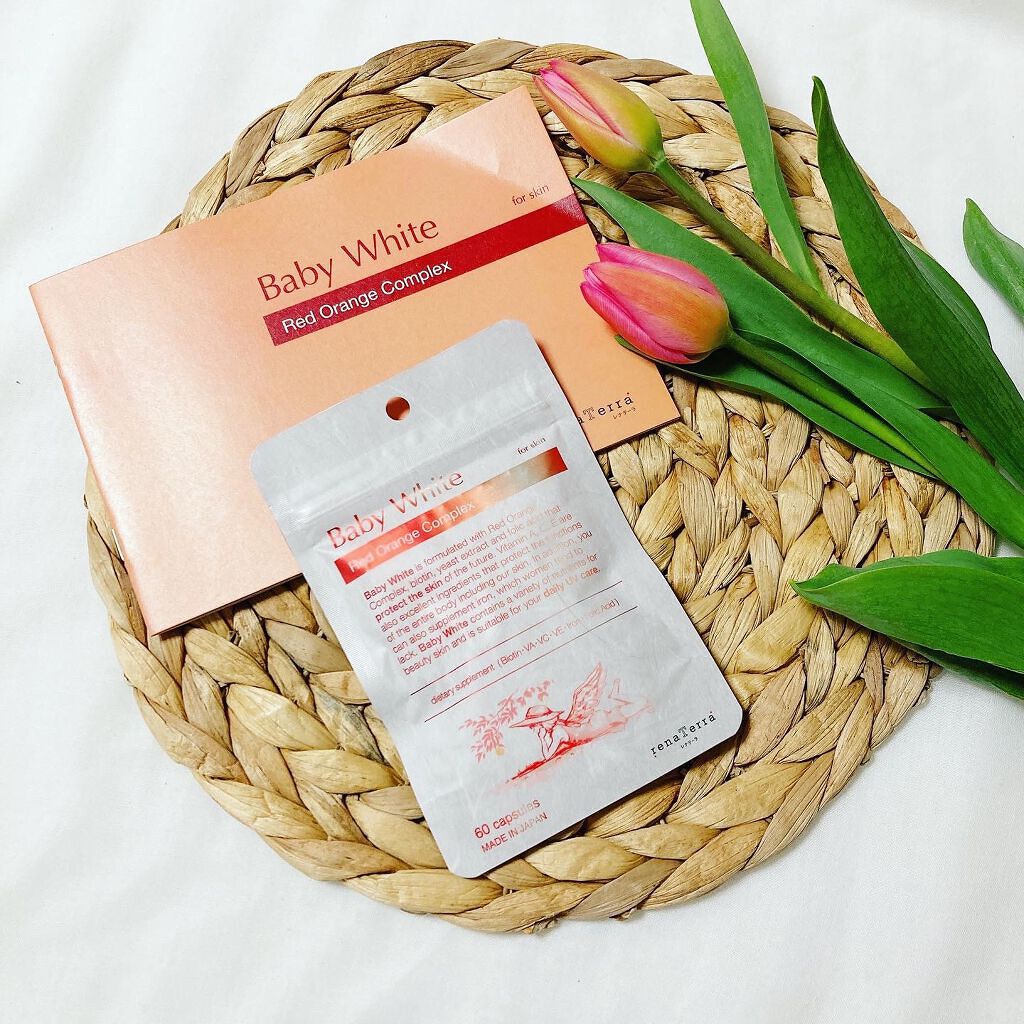 Baby White 60粒/renaTerra/美容サプリメントを使ったクチコミ（1枚目）