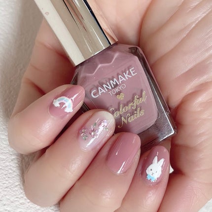 カラフルネイルズ/キャンメイク/マニキュアを使ったクチコミ(4枚目)