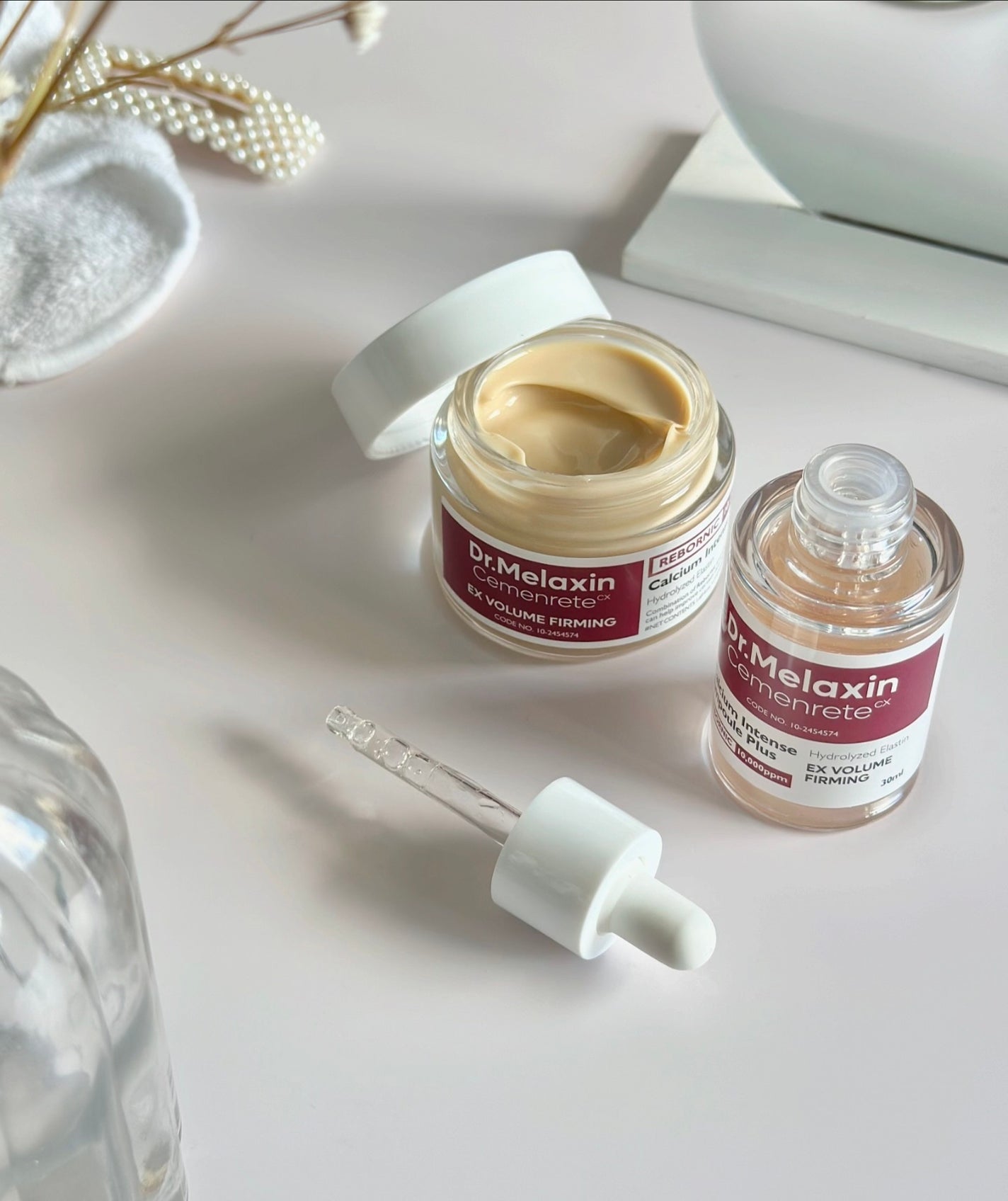 Cemenrete Calcium Intense Cream/Dr.Melaxin/フェイスクリームを使ったクチコミ(3枚目)