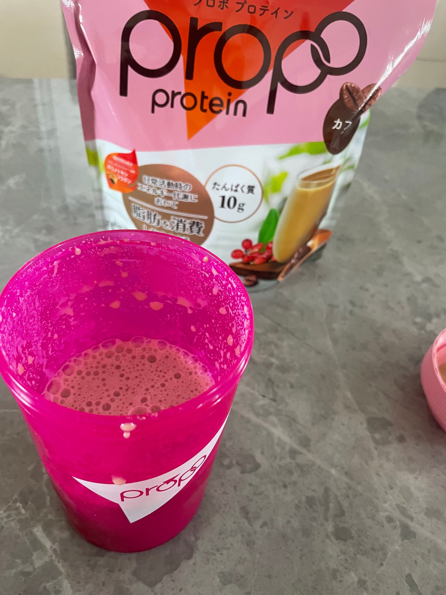 プロポ プロテイン(カフェオレ味)/ロート製薬/その他プロテインを使ったクチコミ(7枚目)
