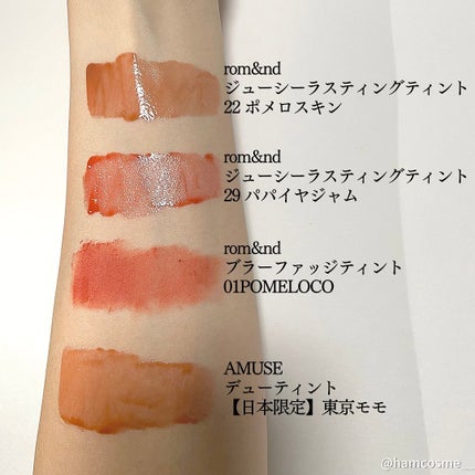 rom&nd ブラーファッジティント/rom&nd/リップティントを使ったクチコミ(3枚目)