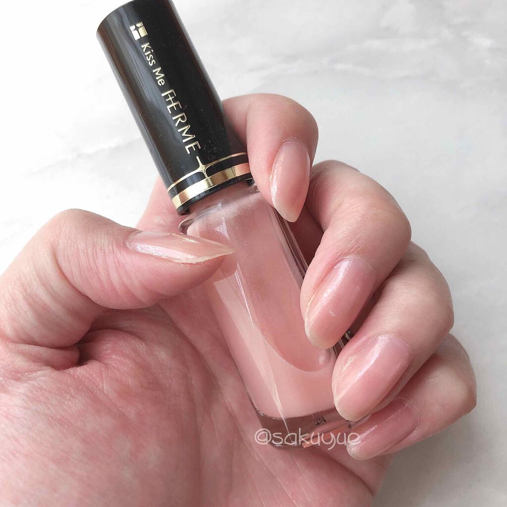 ネイルケアカラー/キスミー フェルム/オールインワンネイルを使ったクチコミ(1枚目)