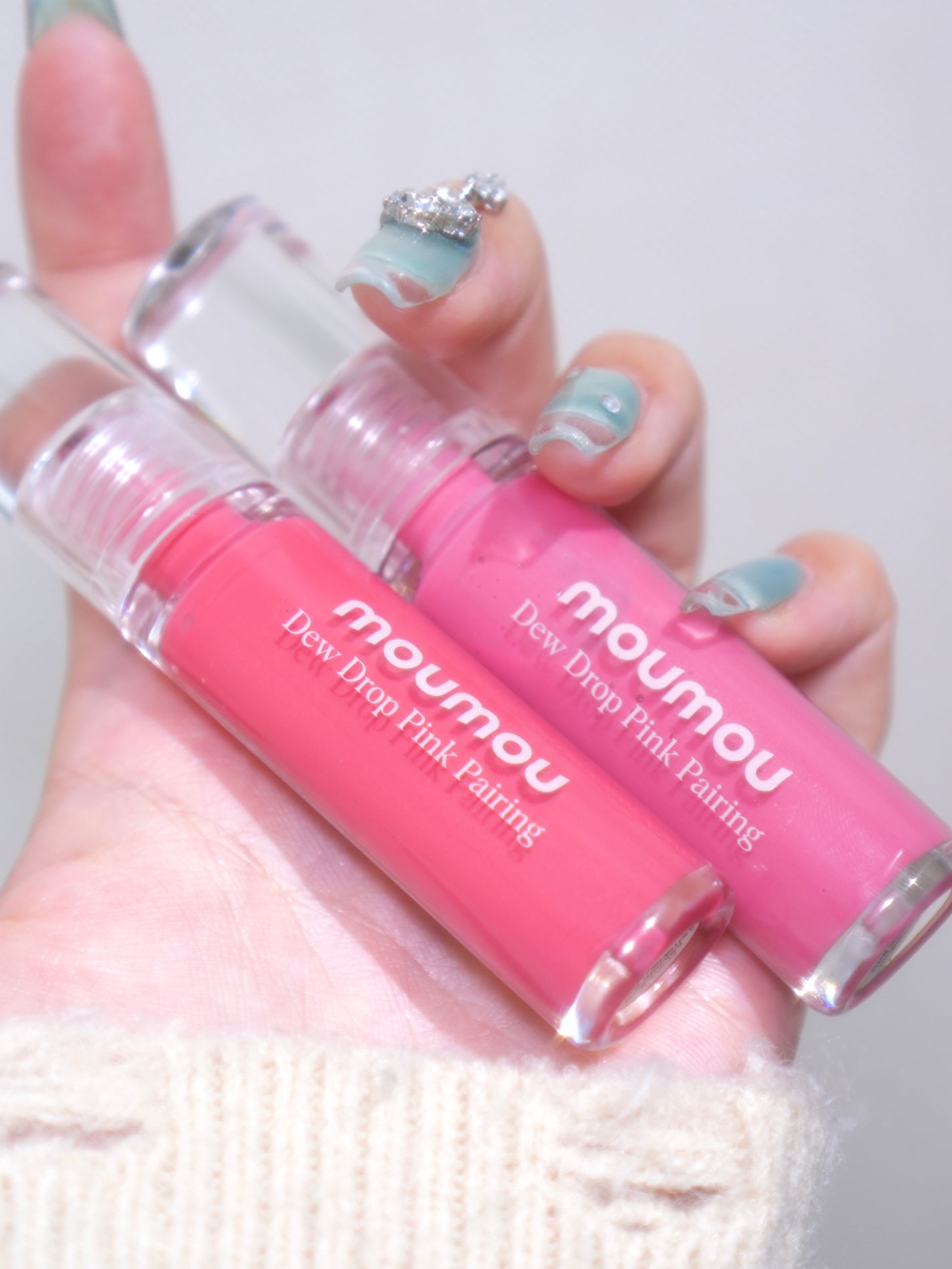 Dew Drop Pink Pairing/moumou/リップグロスを使ったクチコミ(2枚目)