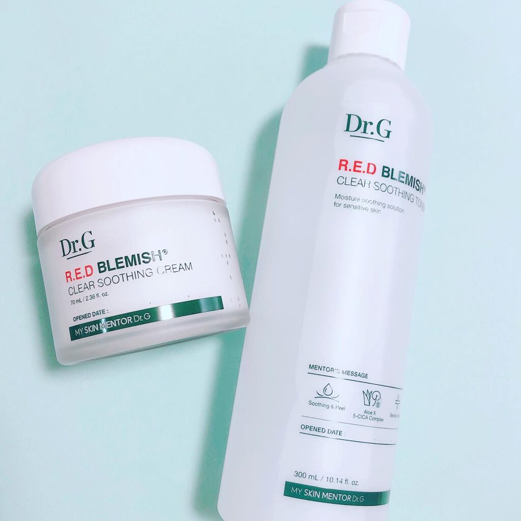 レッドブレミッシュ クリアスージングトナー/Dr.G/化粧水を使ったクチコミ（1枚目）