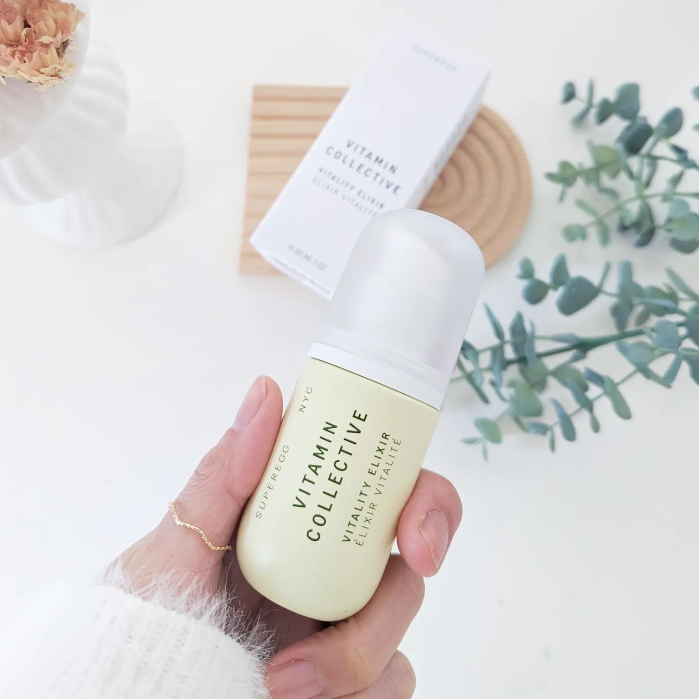 ビタミン コレクティブ バイタリティ エリクサー/SUPEREGG /美容液を使ったクチコミ（3枚目）