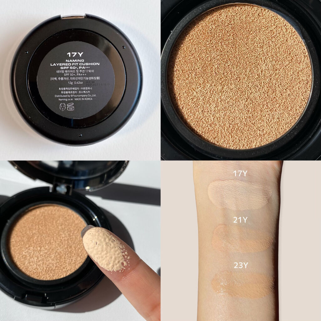ネーミング レイヤード フィットクッション/NAMING./クッションファンデーションを使ったクチコミ（2枚目）