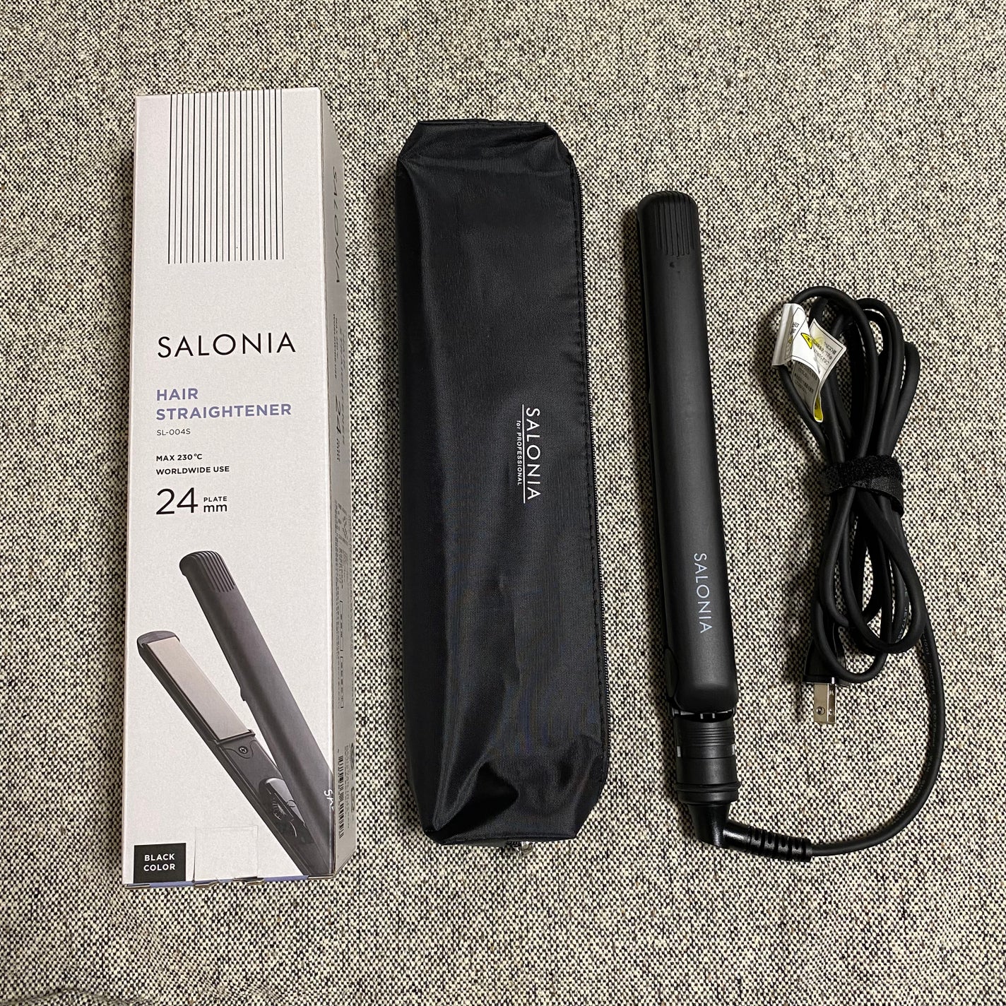 ストレートヘアアイロン/SALONIA/ストレートアイロンを使ったクチコミ(1枚目)