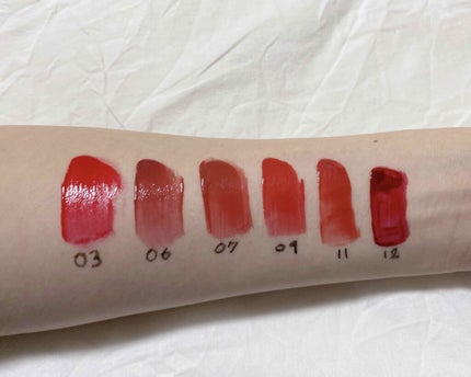 ジューシーラスティングティント/rom&nd/リップティントを使ったクチコミ(2枚目)