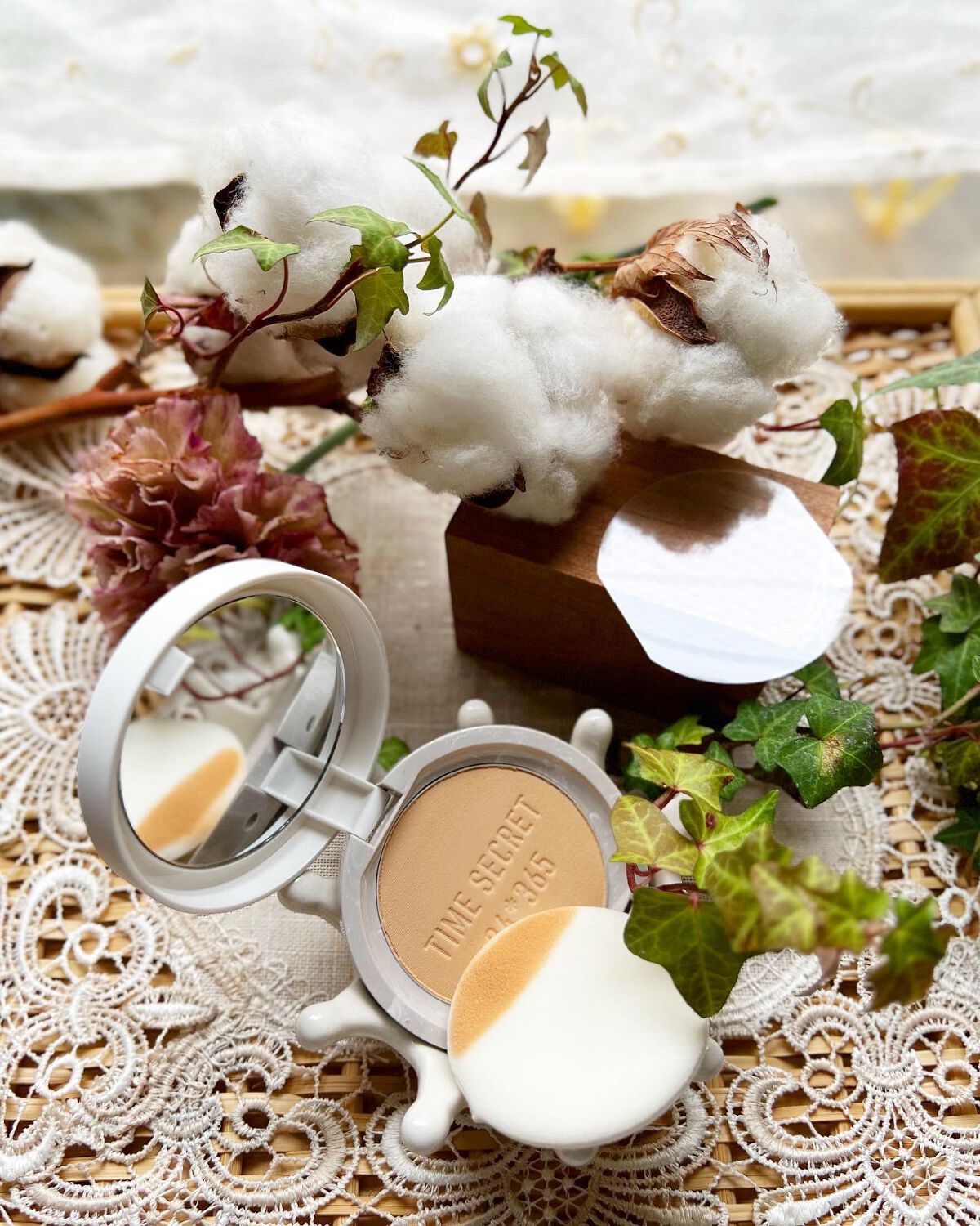 ミネラル 薬用プレストパウダー ミディアムオークル/TIME SECRET/プレストパウダーを使ったクチコミ（3枚目）