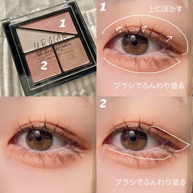 UR GLAM　VELVET EYE COLOR PALETTE/U R GLAM/アイシャドウパレットを使ったクチコミ（2枚目）