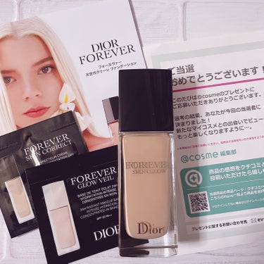 ディオールスキン フォーエヴァー フルイド グロウ/Dior/リキッドファンデーションを使ったクチコミ（1枚目）