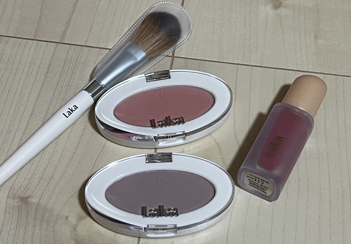 フルーティーグラムティント 113 プレジャー/Laka/リップティントを使ったクチコミ（1枚目）