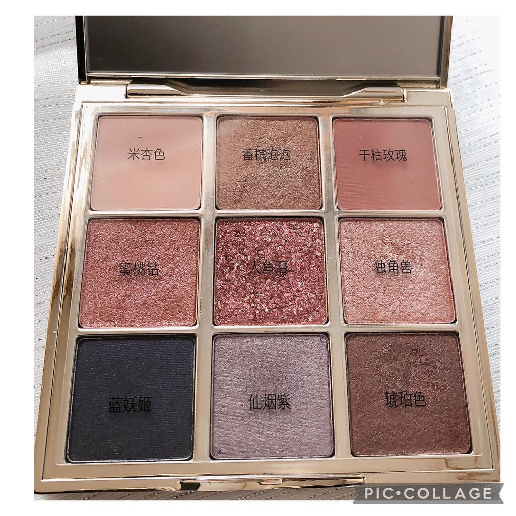 長相思シリーズ 9色アイシャドウパレット/CATKIN/アイシャドウパレットを使ったクチコミ（2枚目）