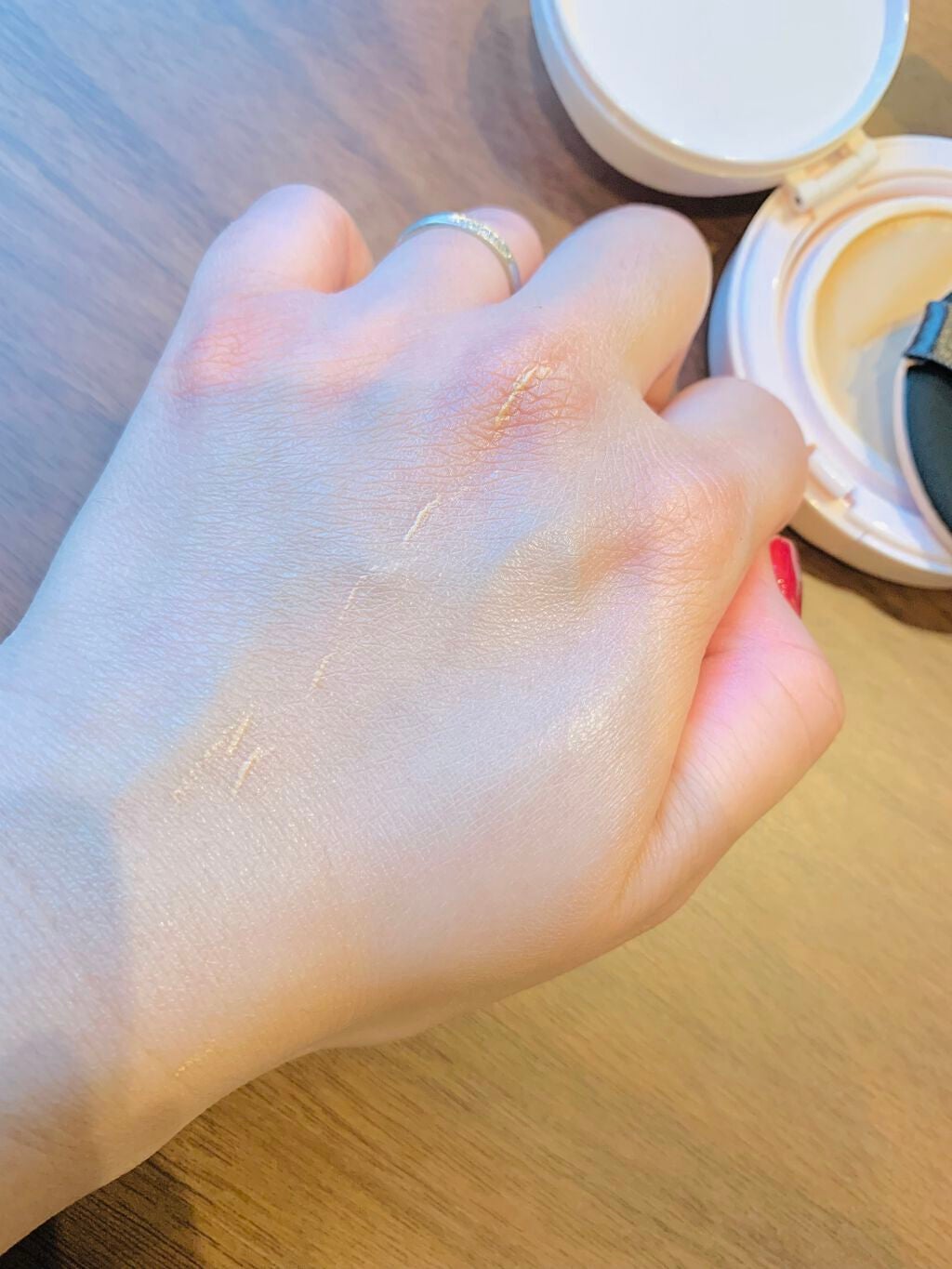 アクアリースキンウェア/ESPRIQUE/クッションファンデーションを使ったクチコミ(9枚目)