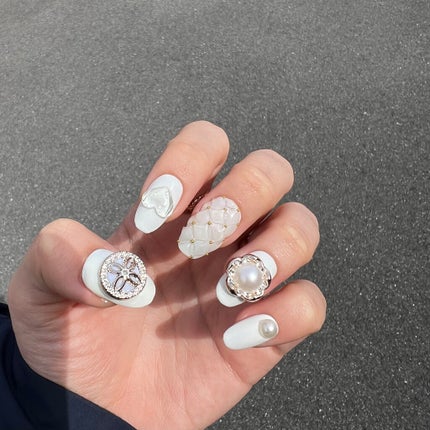 ネイルチップ/DAISO/ネイルチップ・パーツを使ったクチコミ(4枚目)