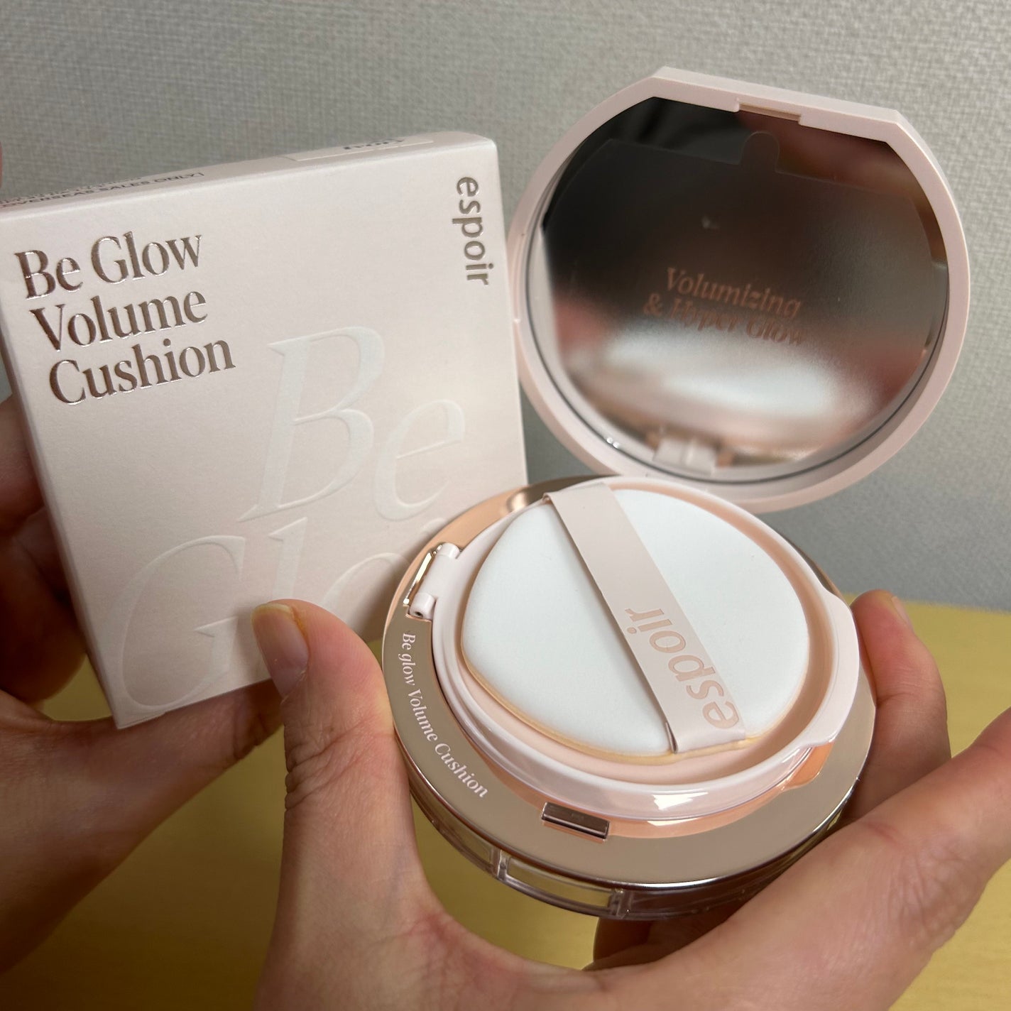 エスポア ビーグロー ボリュームクッション/espoir/クッションファンデーションを使ったクチコミ(1枚目)