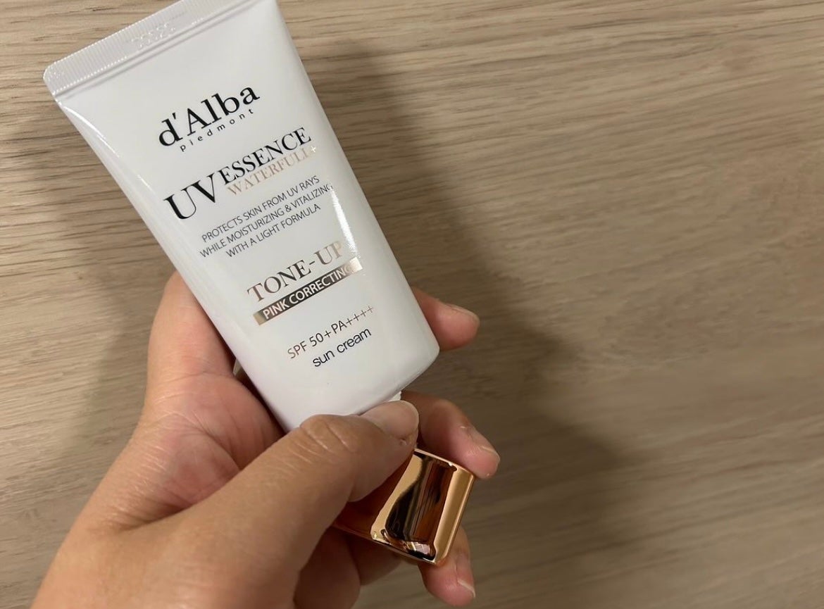 ウォータフルトーンアップサンクリーム/ダルバ/日焼け止めクリームを使ったクチコミ(1枚目)